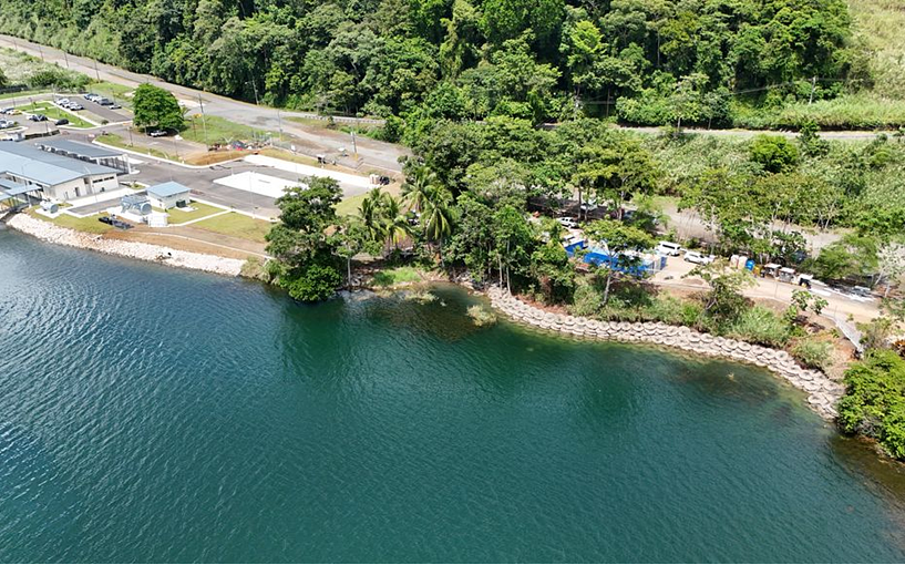 Protección costera en Lago Gatún